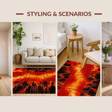 Energetic Colorful Fluid(Red)