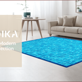 Retro Sporty Abstract Art(Blue)