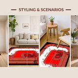 Fun Colorful Circuit Pathway(Red)