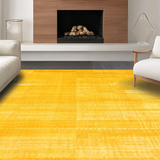 Ultra Soft Area Rug, Non Slip, Stain Resistant, Washable Area Rugs for Living Room, Bedroom, Transitional Soft Textured Appeal(Yellow)