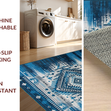 Energetic Colorful Tribal Motif(Blue)