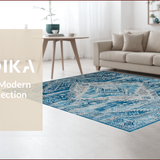 Elegant Neutral Geometric Aesthetic(Blue)