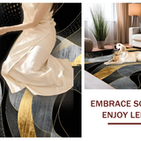 Dynamic Layered Monochrome Aesthetics(Black)