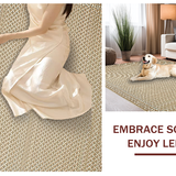 Chic Diamond Motif in Neutral Palette(Beige)