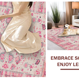 Lush Fuzzy Retro Vibe(Pink)