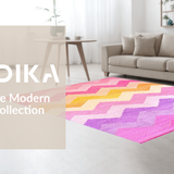 Joyful Eclectic Shaggy Texture(Pink)