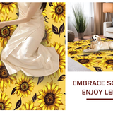 Ultra Soft Area Rug, Non Slip, Stain Resistant, Washable Area Rugs for Living Room, Bedroom, Cheerful Organic Geometry Theme(Yellow)