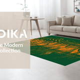 Ultra Soft Area Rug, Non Slip, Stain Resistant, Washable Area Rugs for Living Room, Bedroom, Exotic Wild Animal Aesthetic(Green)