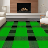 Stylish Green Buffalo Check Style(Green)