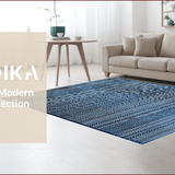 Elegant Geometric Navy Tones(Blue)