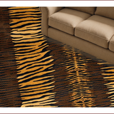 Ultra Soft Area Rug, Non Slip, Stain Resistant, Washable Area Rugs for Living Room, Bedroom, Luxurious Multicolor Animal Fusion(Brown)