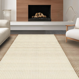 Ultra Soft Area Rug, Non Slip, Stain Resistant, Washable Area Rugs for Living Room, Bedroom, Rustic Earthy Animal Aesthetic(Beige)