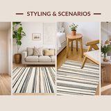 Vibrant Cozy Textured Motif(Beige)