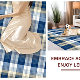 Dynamic Earth Tone Striped Appeal(Blue)