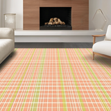 Ultra Soft Area Rug, Non Slip, Stain Resistant, Washable Area Rugs for Living Room, Bedroom, Sophisticated Warm Neutral Palette(Orange)