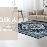 Artful Ogee with Gray Accents(Blue)