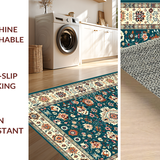 Artistic Teal and Orange Motif(Blue)