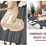 Lively Retro Striped Decor Style(Black)