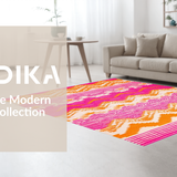 Eclectic Vintage Abstract Design(Pink)