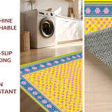 Whimsical Multicolored Lattice Design(Yellow)