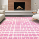 Vibrant Pink and White Symmetry(Pink)