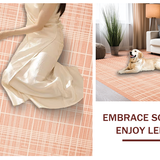 Playful Peach Ogee Texture(Beige)