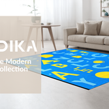 Dynamic Colorful Character and Figure Layout(Blue)