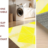 Lively Geometric Pastel Composition(Yellow)