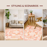 Contemporary Vibrant Geometric Design(Pink)