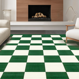 Classic White and Green Checkerboard Aesthetic(Green)