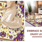 Lively Purple and Gold Graphic Flair(White)