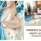 Charming Textured Beach Vibes(Blue)