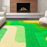 Enchanting Circular Plush Aesthetic(Green)