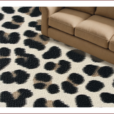 Ultra Soft Area Rug, Non Slip, Stain Resistant, Washable Area Rugs for Living Room, Bedroom, Contemporary Zebra Pattern Entryway Area Rug(Beige)