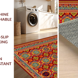 Eclectic Color Splash Tapestry Look(Red)