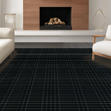 Ultra Soft Area Rug, Non Slip, Stain Resistant, Washable Area Rugs for Living Room, Bedroom, Luxe Cozy Shaggy Aesthetic(Black)