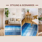 Stylish Dual Tone Fluid Design(Blue)