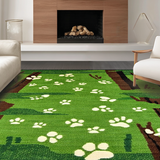 Charming Woodland Footprint Aesthetic(Green)