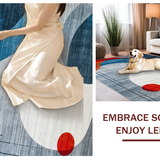 Dynamic Color Splash Modern Art(Gray)