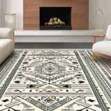 Elegant Earth Toned Diamond Design(Black)