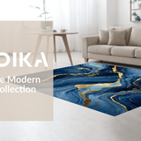 Elegant Abstract Wavy Design(Blue)