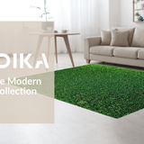 Ultra Soft Area Rug, Non Slip, Stain Resistant, Washable Area Rugs for Living Room, Bedroom, Serene Nature-Inspired Green Palette(Green)