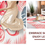 Playful Flamingo and Leaf Fusion(Pink)