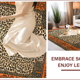 Ultra Soft Area Rug, Non Slip, Stain Resistant, Washable Area Rugs for Living Room, Bedroom, Elegant Neutral Toned Pattern(Beige)