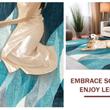 Artistic Fluid Brushstroke Visuals(Blue)