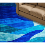 Dynamic Abstract Expressionist Motif(Blue)