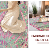 Elegant Vintage Geometric Motif Fusion(Green)