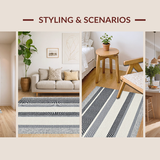 Minimalist Wide Stripe Coastal Theme(Gray)