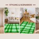 Charming Rustic Checkered Aesthetic(Green)