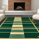 Elegant Gray and Gold Harmony(Green)